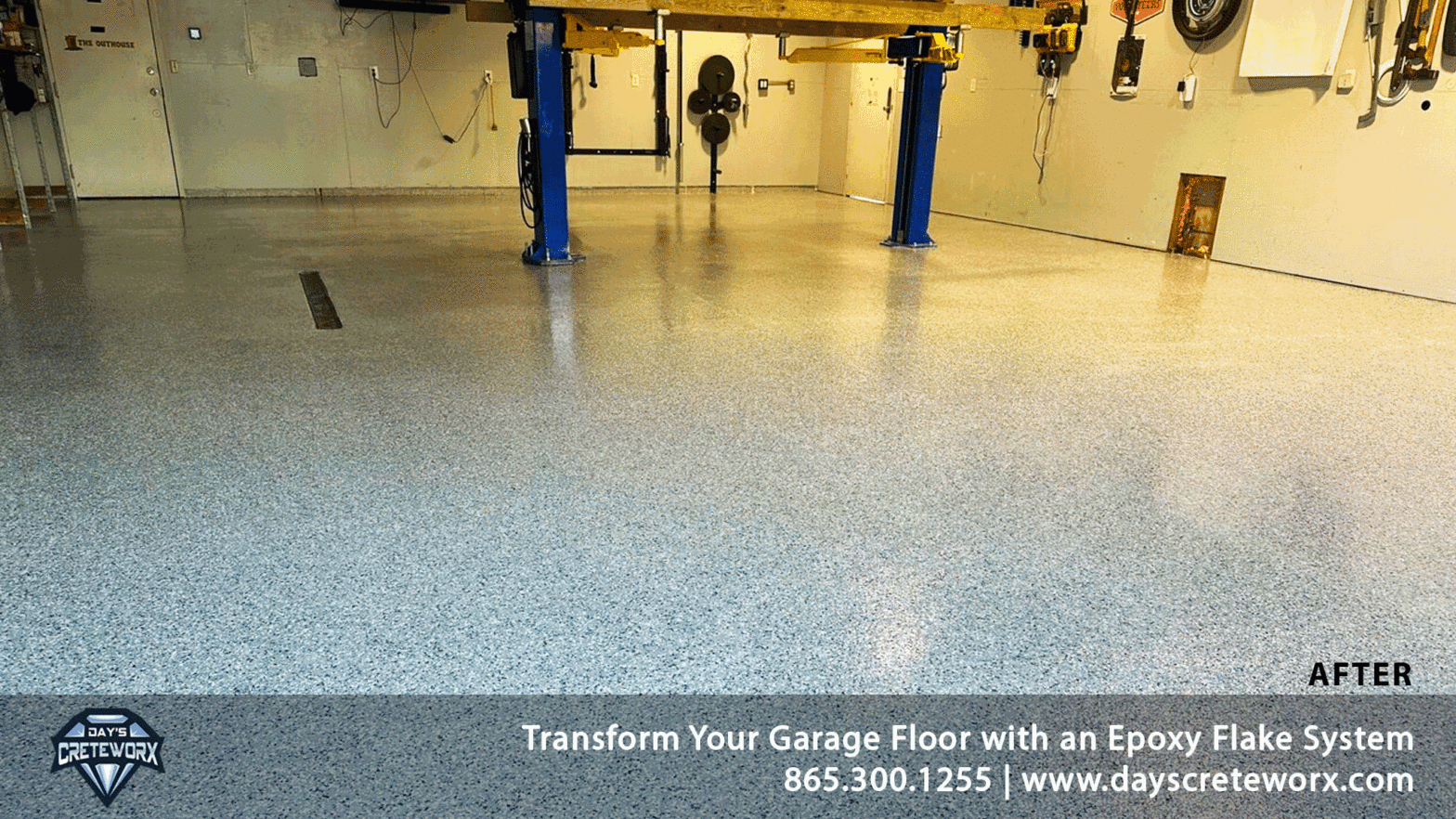 Epoxy Flake System | Day's Cretewox