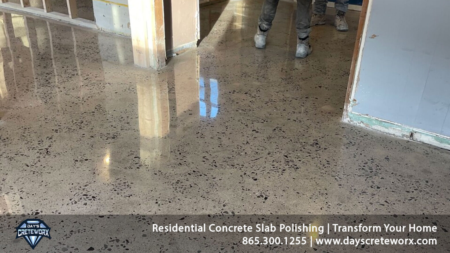 Residential Concrete Slab Polishing | Days Creteworx